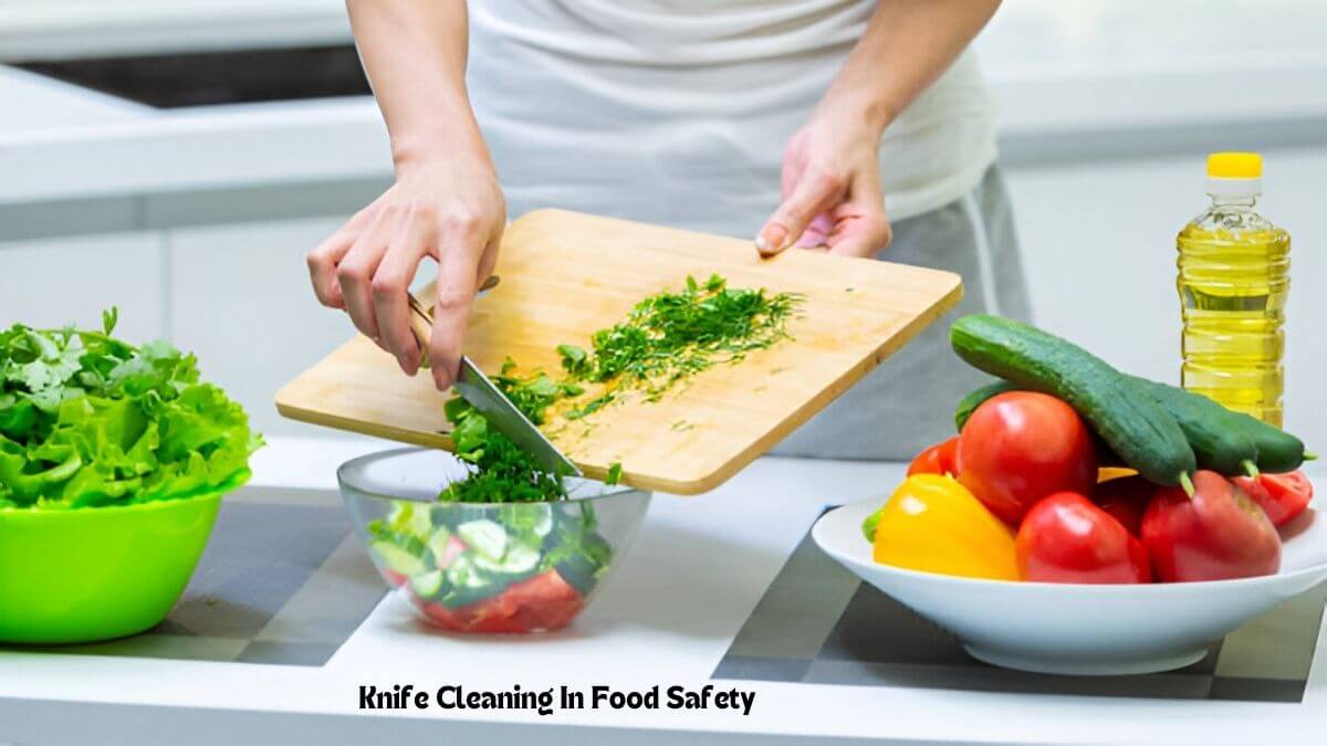 Knife Be Cleaned And Sanitized