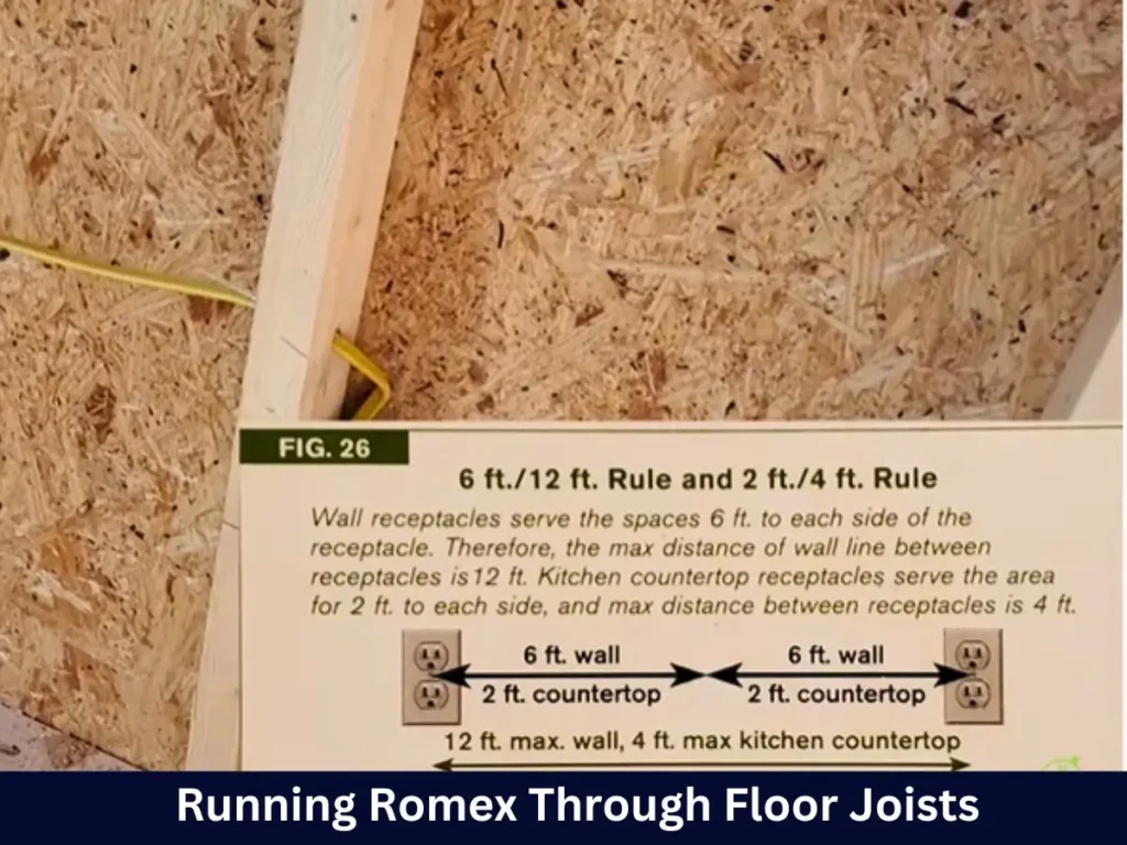 Running Romex Through Floor Joists