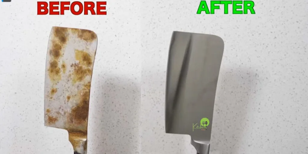 How to clean Rust off of a Knife