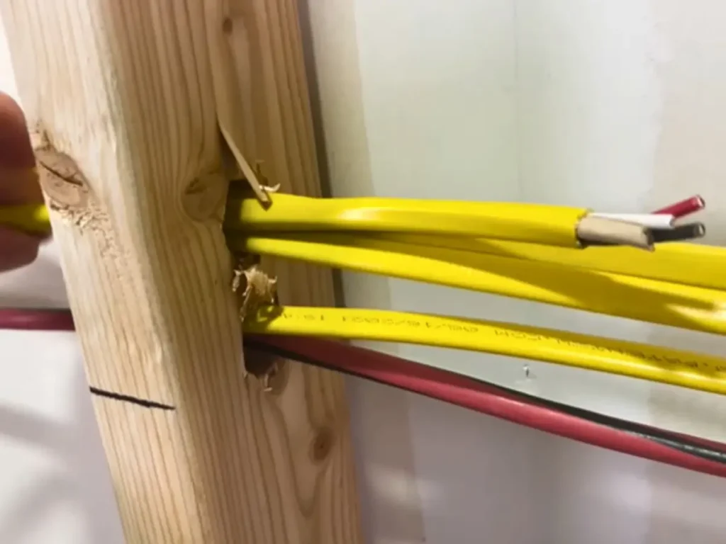 Running Romex Through Floor Joists