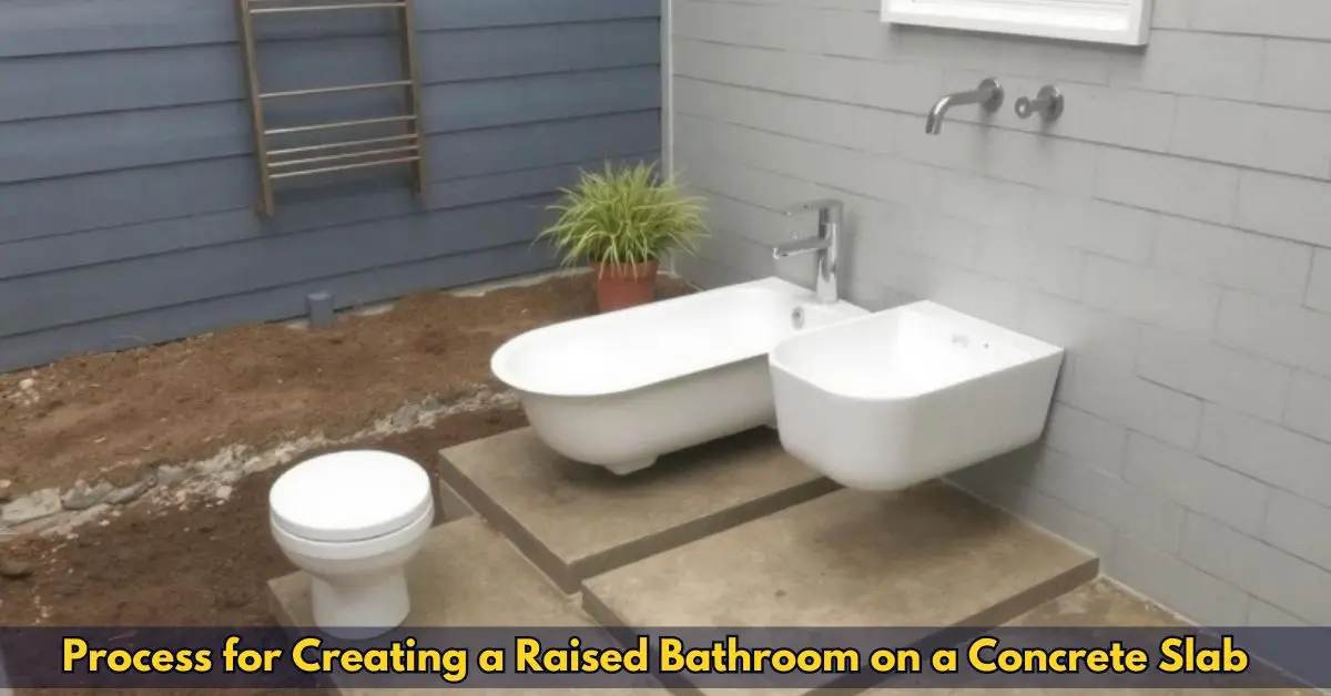 Raised Bathroom on Concrete Slab