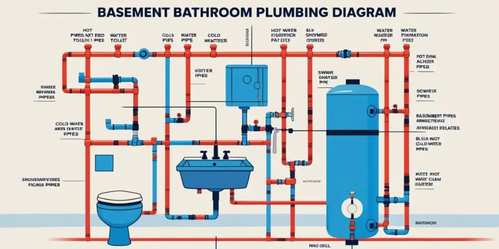 Basement Bathroom Plumbing Diagram